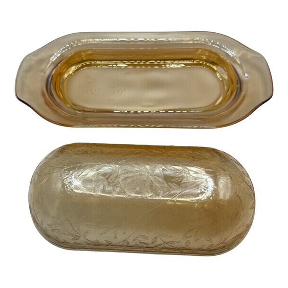 Jeanette Floragold | Louisa Vintage Covered Butter Dish - Picture 5 of 12